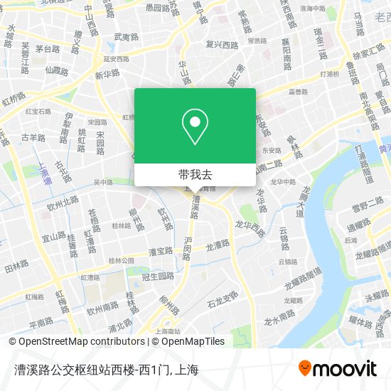 漕溪路公交枢纽站西楼-西1门地图