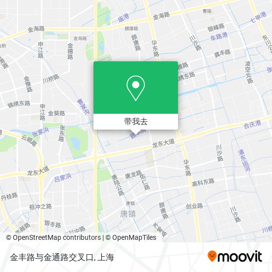 金丰路与金通路交叉口地图