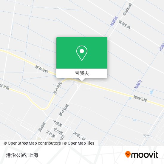 港沿公路地图