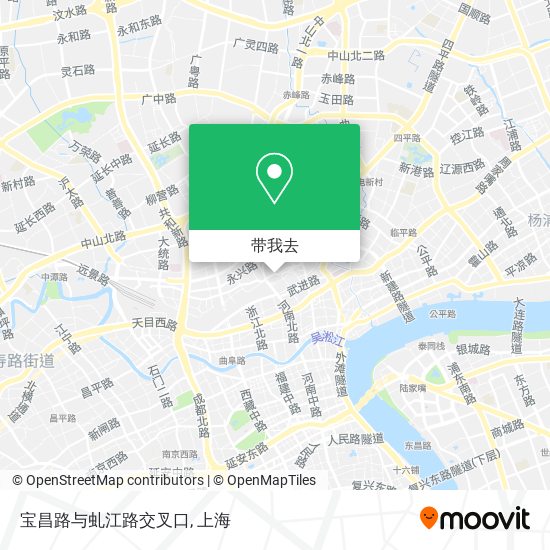 宝昌路与虬江路交叉口地图