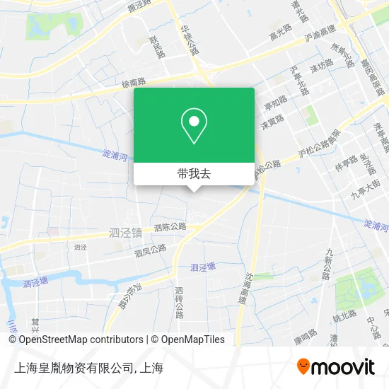 上海皇胤物资有限公司地图