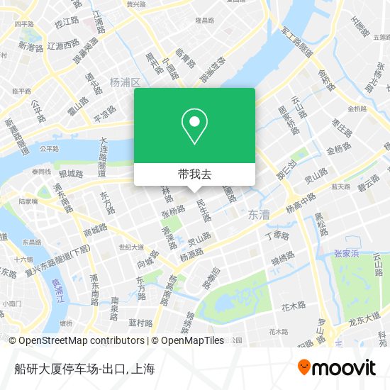船研大厦停车场-出口地图