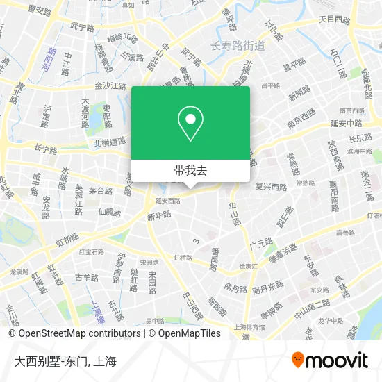 大西别墅-东门地图