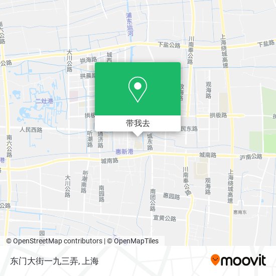 东门大街一九三弄地图