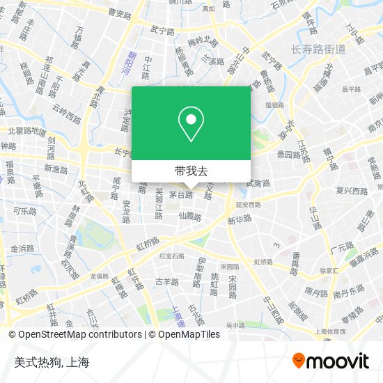美式热狗地图
