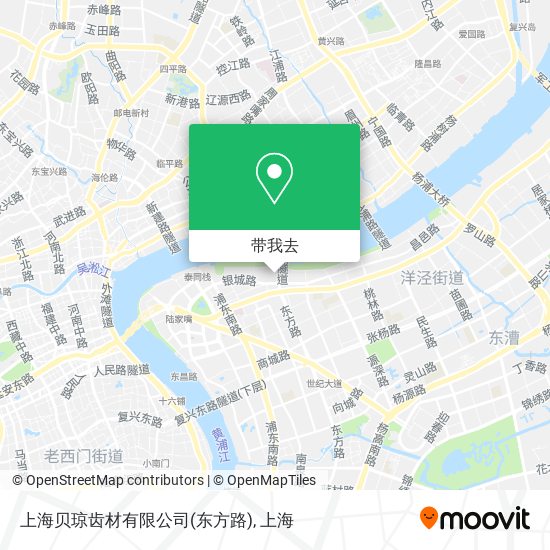 上海贝琼齿材有限公司(东方路)地图