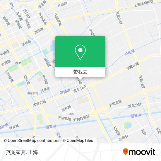 燕龙家具地图