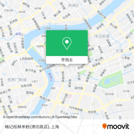 梅记桂林米粉(潍坊路店)地图