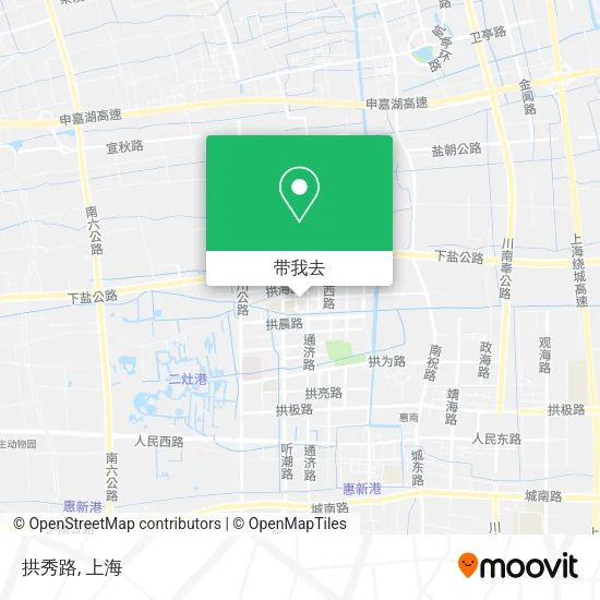 拱秀路地图