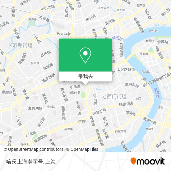 哈氏上海老字号地图