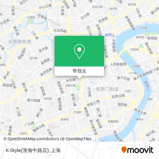 K-Style(淮海中路店)地图