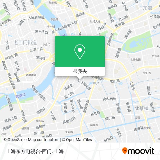 上海东方电视台-西门地图
