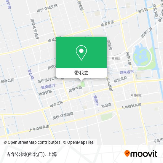 古华公园(西北门)地图