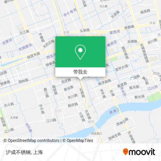 沪成不锈钢地图
