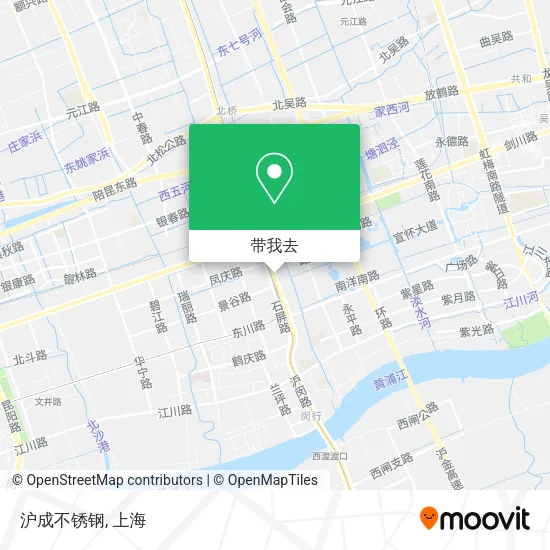 沪成不锈钢地图