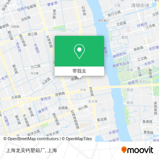 上海龙吴钙塑箱厂地图