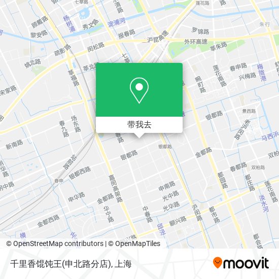 千里香馄饨王(申北路分店)地图