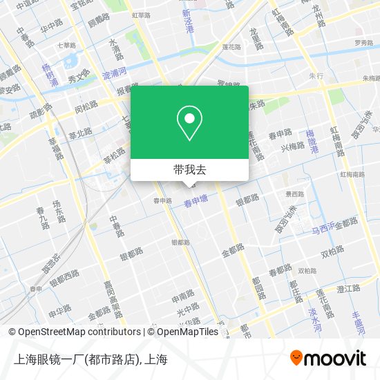 上海眼镜一厂(都市路店)地图