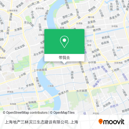 上海地产三林滨江生态建设有限公司地图