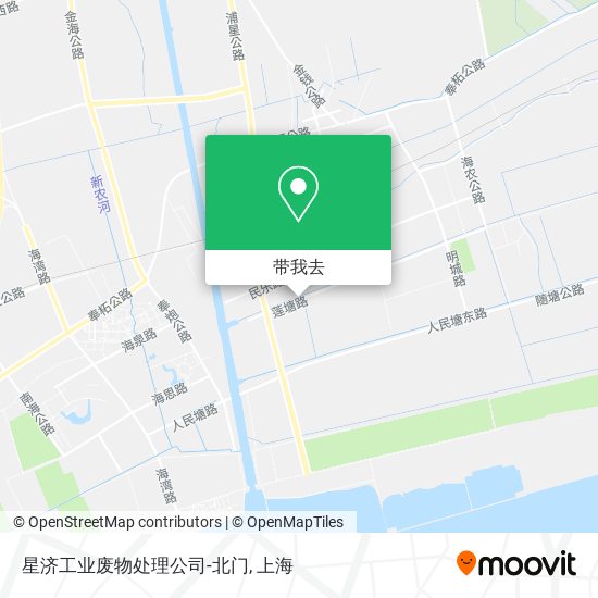 星济工业废物处理公司-北门地图