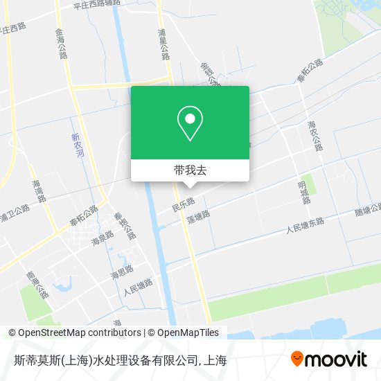 斯蒂莫斯(上海)水处理设备有限公司地图