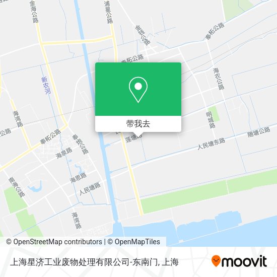 上海星济工业废物处理有限公司-东南门地图