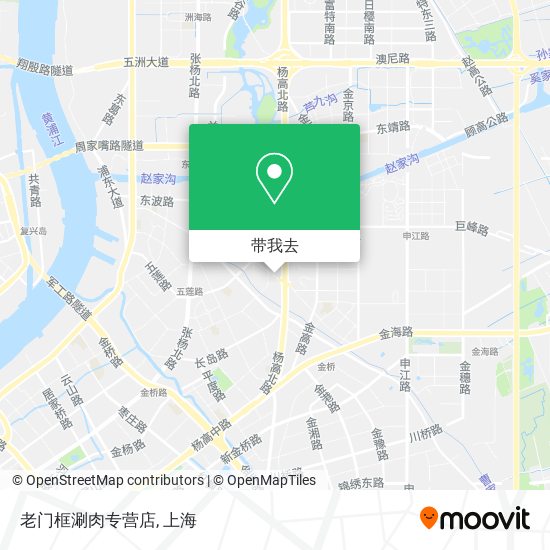 老门框涮肉专营店地图