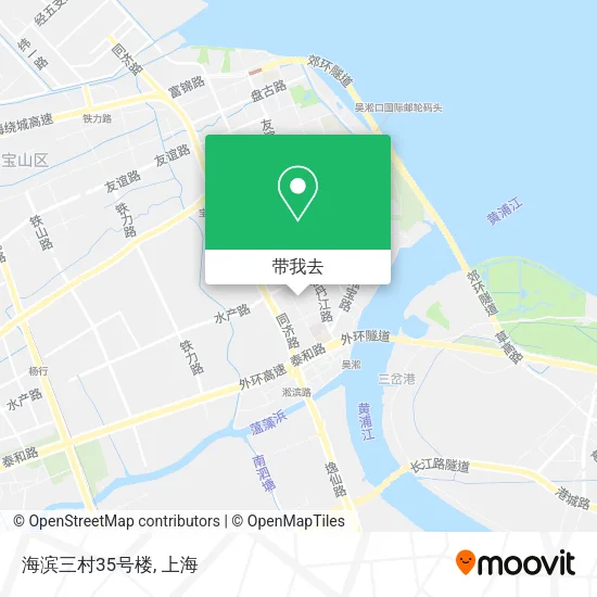 海滨三村35号楼地图
