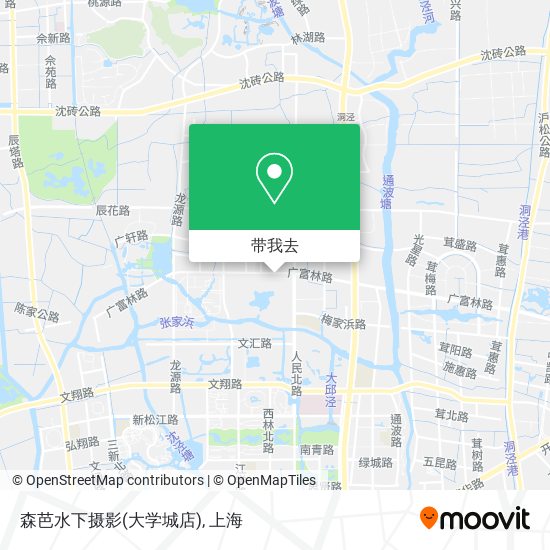 森芭水下摄影(大学城店)地图