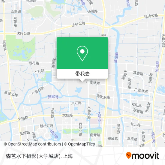 森芭水下摄影(大学城店)地图