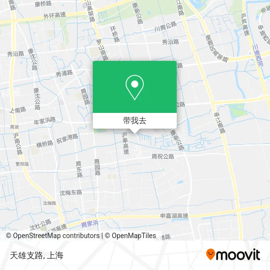 天雄支路地图