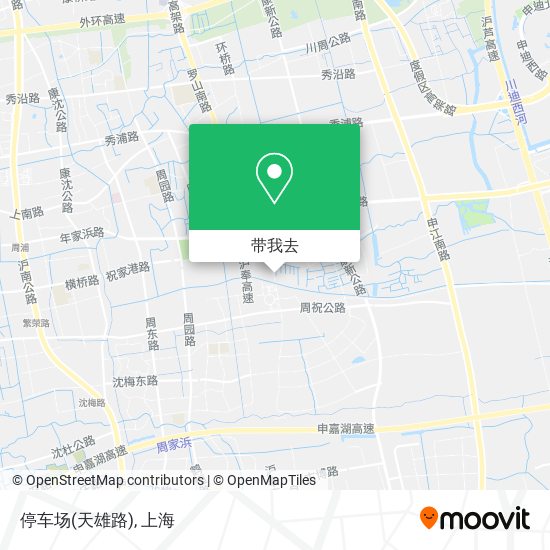 停车场(天雄路)地图