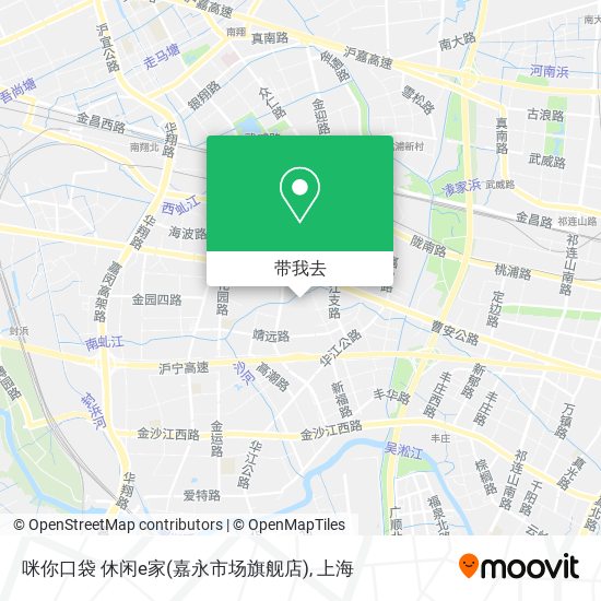 咪你口袋 休闲e家(嘉永市场旗舰店)地图