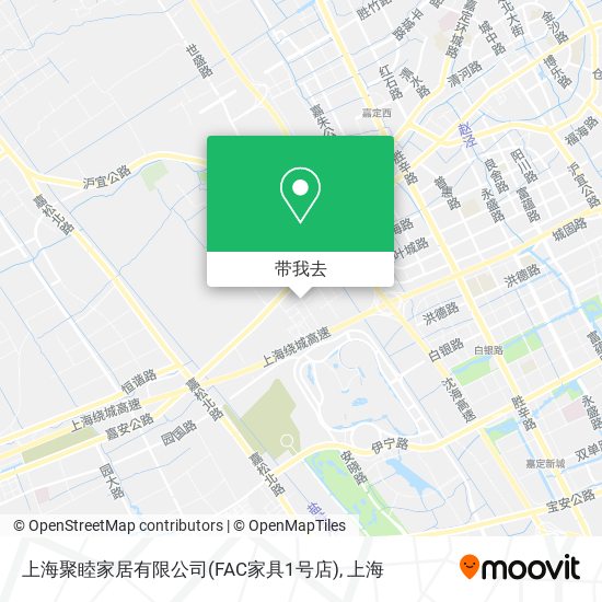 上海聚睦家居有限公司(FAC家具1号店)地图