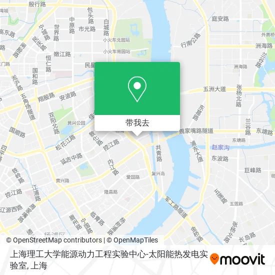 上海理工大学能源动力工程实验中心-太阳能热发电实验室地图