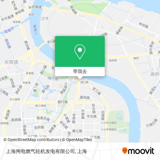 上海闸电燃气轮机发电有限公司地图