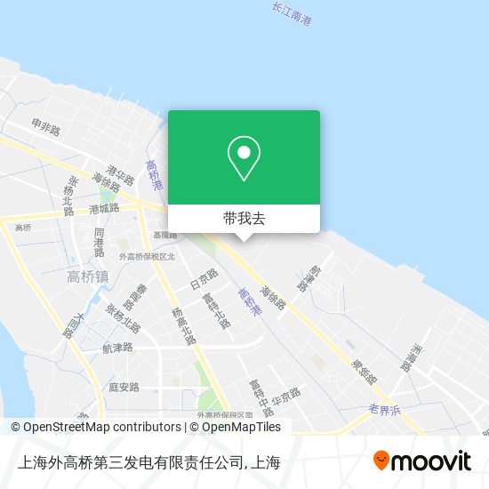 上海外高桥第三发电有限责任公司地图