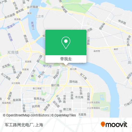 军工路闸北电厂地图