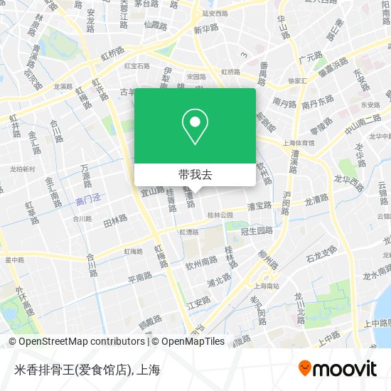 米香排骨王(爱食馆店)地图