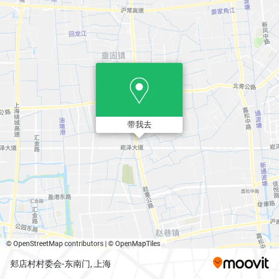 郏店村村委会-东南门地图