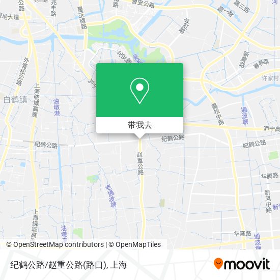 纪鹤公路/赵重公路(路口)地图