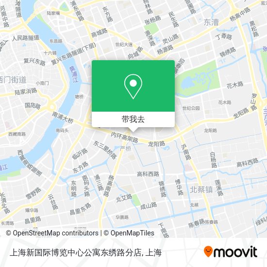 上海新国际博览中心公寓东绣路分店地图