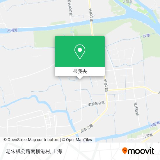老朱枫公路南横港村地图