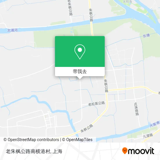 老朱枫公路南横港村地图