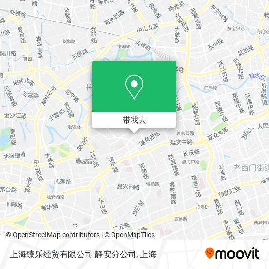 上海臻乐经贸有限公司 静安分公司地图