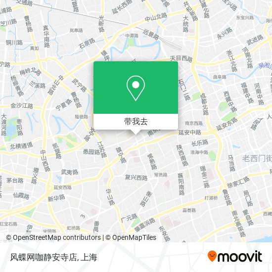 风蝶网咖静安寺店地图