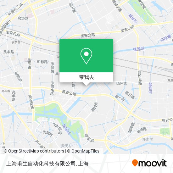 上海甫生自动化科技有限公司地图