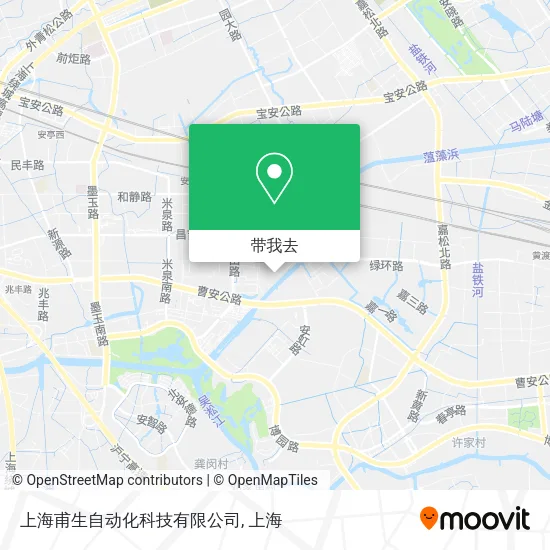 上海甫生自动化科技有限公司地图