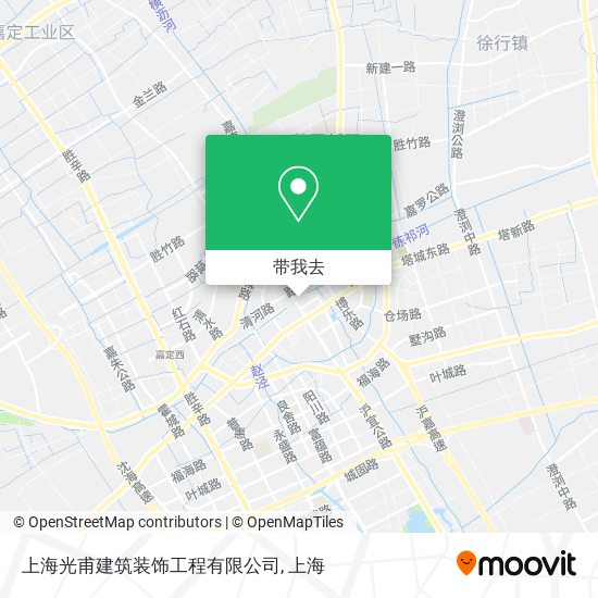 上海光甫建筑装饰工程有限公司地图