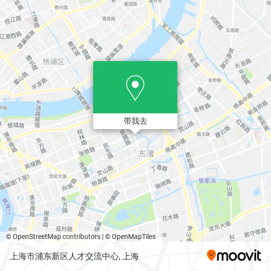 上海市浦东新区人才交流中心地图